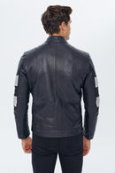 Legend Men's Leather Jacket | Derimod Legend Men's Leather Jacket | Derimod