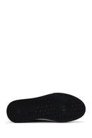 Erkek Siyah Bağcıklı Deri Sneaker | Derimod Erkek Siyah Bağcıklı Deri Sneaker | Derimod