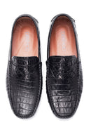 Men's Leather Crocodile Loafer | Derimod Men's Leather Crocodile Loafer | Derimod