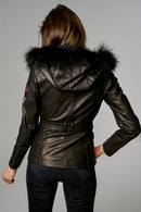 Layla Women's Leather Jacket | Derimod Layla Women's Leather Jacket | Derimod