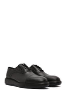 Men's Black Lace-up Leather Casual Shoes | Derimod Men's Black Lace-up Leather Casual Shoes | Derimod