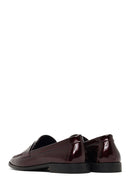 Kadın Bordo Rugan Deri Loafer | Derimod Kadın Bordo Rugan Deri Loafer | Derimod