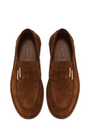 Erkek Taba Süet Deri Casual Loafer | Derimod Erkek Taba Süet Deri Casual Loafer | Derimod
