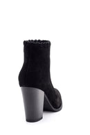 Women's Suede Heeled Boots | Derimod Women's Suede Heeled Boots | Derimod