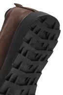 Men's Brown Lace-Up Nubuck Leather Casual Shoes | Derimod Men's Brown Lace-Up Nubuck Leather Casual Shoes | Derimod