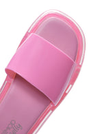 Women's Fuchsia Jelly Slippers | Derimod Women's Fuchsia Jelly Slippers | Derimod