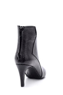 Women's Crocodile Detailed Leather Boots | Derimod Women's Crocodile Detailed Leather Boots | Derimod