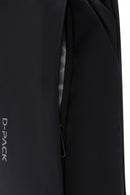 D-Pack Unisex Black Fabric Backpack | Derimod D-Pack Unisex Black Fabric Backpack | Derimod