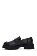 Kadın Siyah Deri Maskülen Loafer | Derimod Kadın Siyah Deri Maskülen Loafer | Derimod