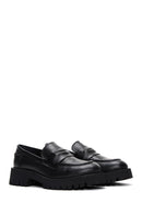 Kadın Siyah Deri Maskülen Loafer | Derimod Kadın Siyah Deri Maskülen Loafer | Derimod