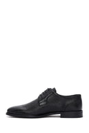 Men's Black Leather Printed Classic Shoes | Derimod Men's Black Leather Printed Classic Shoes | Derimod