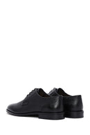 Men's Black Leather Printed Classic Shoes | Derimod Men's Black Leather Printed Classic Shoes | Derimod