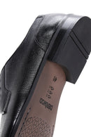 Men's Black Leather Printed Classic Shoes | Derimod Men's Black Leather Printed Classic Shoes | Derimod