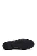 Men's Black Leather Printed Classic Loafer | Derimod Men's Black Leather Printed Classic Loafer | Derimod