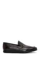 Erkek Kahve Deri Tokalı Klasik Loafer | Derimod Erkek Kahve Deri Tokalı Klasik Loafer | Derimod