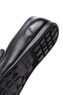 Erkek Siyah Deri Klasik Loafer | Derimod Erkek Siyah Deri Klasik Loafer | Derimod