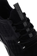 Men's Black Thick Soled Leather Sneaker | Derimod Men's Black Thick Soled Leather Sneaker | Derimod