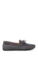 Men's Gray Suede Leather Casual Loafer | Derimod Men's Gray Suede Leather Casual Loafer | Derimod