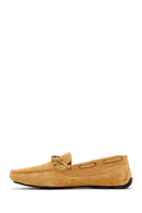 Men's Yellow Suede Leather Casual Loafer | Derimod Men's Yellow Suede Leather Casual Loafer | Derimod