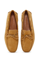 Men's Yellow Suede Leather Casual Loafer | Derimod Men's Yellow Suede Leather Casual Loafer | Derimod