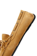 Men's Yellow Suede Leather Casual Loafer | Derimod Men's Yellow Suede Leather Casual Loafer | Derimod