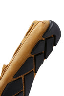 Men's Yellow Suede Leather Casual Loafer | Derimod Men's Yellow Suede Leather Casual Loafer | Derimod