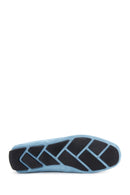 Men's Blue Suede Leather Casual Loafer | Derimod Men's Blue Suede Leather Casual Loafer | Derimod