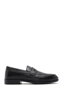 Erkek Siyah Deri Klasik Loafer | Derimod Erkek Siyah Deri Klasik Loafer | Derimod