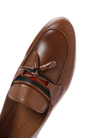 Men's Brown Leather Tasseled Classic Loafer | Derimod Men's Brown Leather Tasseled Classic Loafer | Derimod