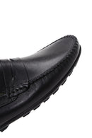 Men's Black Leather Classic Loafer | Derimod Men's Black Leather Classic Loafer | Derimod