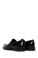 Men's Black Leather Patent Leather Classic Loafer | Derimod Men's Black Leather Patent Leather Classic Loafer | Derimod