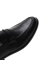 Erkek Siyah Deri Klasik Loafer | Derimod Erkek Siyah Deri Klasik Loafer | Derimod