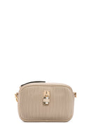 Women's Beige Long Strap Crossbody Bag | Derimod Women's Beige Long Strap Crossbody Bag | Derimod