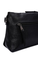 Women's Black Long Strap Suede Crossbody Bag | Derimod Women's Black Long Strap Suede Crossbody Bag | Derimod
