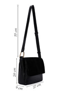 Women's Black Long Strap Crossbody Bag | Derimod Women's Black Long Strap Crossbody Bag | Derimod