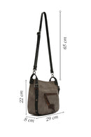 Women's Mink Long Strap Crossbody Bag | Derimod Women's Mink Long Strap Crossbody Bag | Derimod