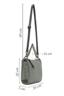 Women's Gray Long Strap Crossbody Bag | Derimod Women's Gray Long Strap Crossbody Bag | Derimod