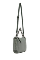 Women's Gray Long Strap Crossbody Bag | Derimod Women's Gray Long Strap Crossbody Bag | Derimod