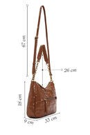 Women's Tan Long Strap Patent Leather Crossbody Bag | Derimod Women's Tan Long Strap Patent Leather Crossbody Bag | Derimod