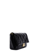Women's Black Long Strap Quilted Crossbody Bag | Derimod Women's Black Long Strap Quilted Crossbody Bag | Derimod