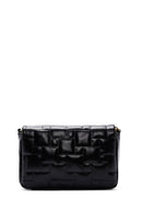 Women's Black Long Strap Quilted Crossbody Bag | Derimod Women's Black Long Strap Quilted Crossbody Bag | Derimod