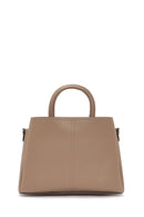 Women's Brown Long Strap Crossbody Bag with Accessory Detail | Derimod Women's Brown Long Strap Crossbody Bag with Accessory Detail | Derimod