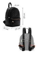 Women's Black Quilted Backpack | Derimod Women's Black Quilted Backpack | Derimod