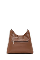 Women's Brown Long Strap Plush Handbag | Derimod Women's Brown Long Strap Plush Handbag | Derimod