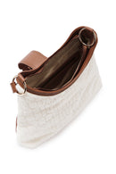 Women's Brown Long Strap Plush Handbag | Derimod Women's Brown Long Strap Plush Handbag | Derimod
