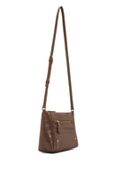 Women's Tan Long Strap Crocodile Patterned Crossbody Bag | Derimod Women's Tan Long Strap Crocodile Patterned Crossbody Bag | Derimod