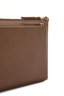 Women's Tan Long Strap Crocodile Patterned Crossbody Bag | Derimod Women's Tan Long Strap Crocodile Patterned Crossbody Bag | Derimod