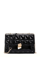 Women's Black Long Strap Quilted Handbag | Derimod Women's Black Long Strap Quilted Handbag | Derimod