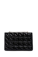 Women's Black Long Strap Quilted Handbag | Derimod Women's Black Long Strap Quilted Handbag | Derimod