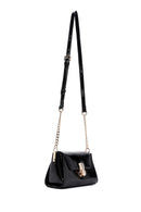 Women's Black Patent Leather Handbag | Derimod Women's Black Patent Leather Handbag | Derimod